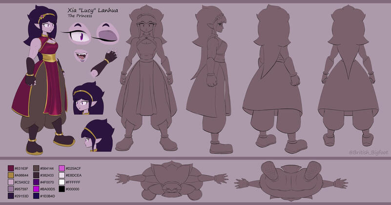 Lucy Model Sheet