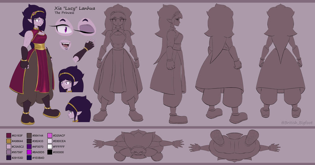 Lucy Model Sheet