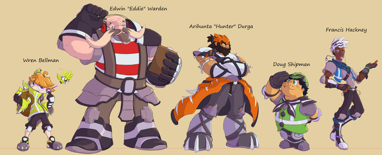 Branch 9257 Character Line Up