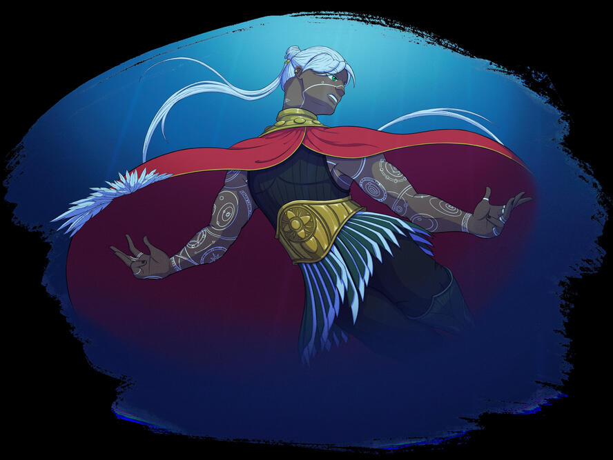 Artfight 2024 - Davian (Sailing Kobold)